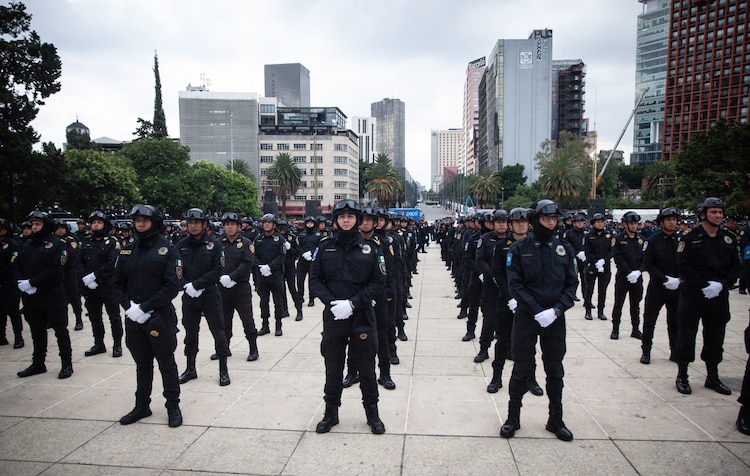 Policía de la Ciudad de México, en fotografía de archivo.