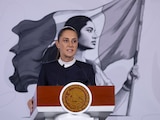 Claudia Sheinbaum este jueves en Palacio nacional.