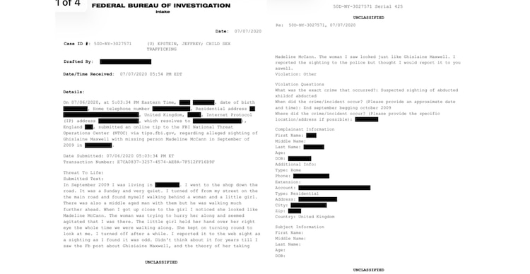 Archivo sobre la desaparición de Madeline McCann