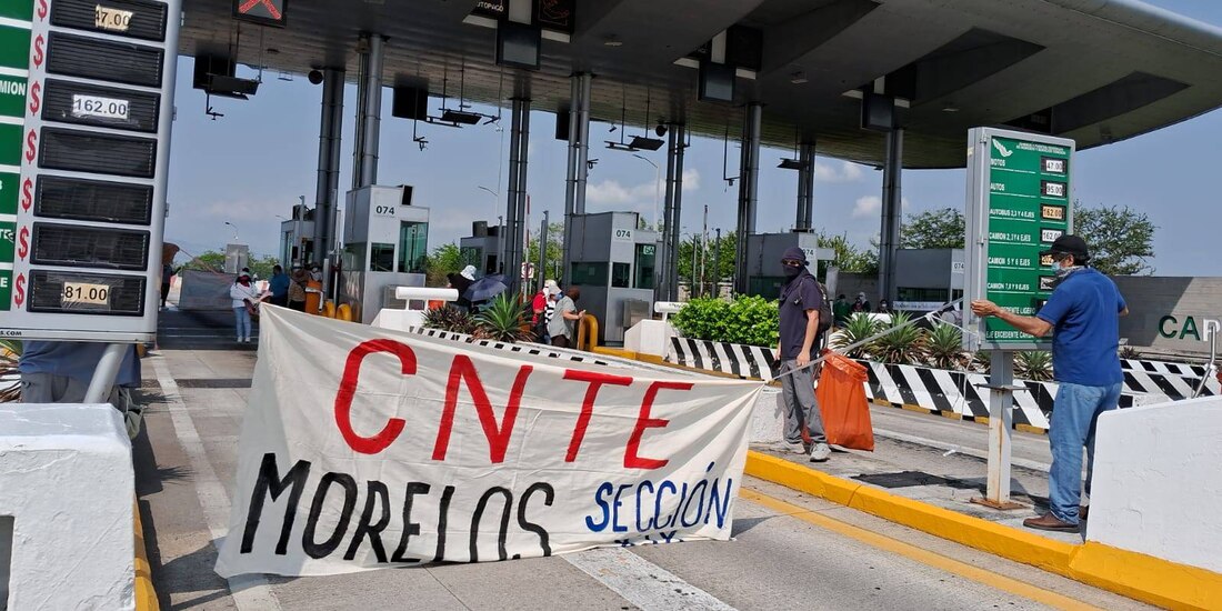 CNTE toma casetas de autopistas HOY 6 de junio.