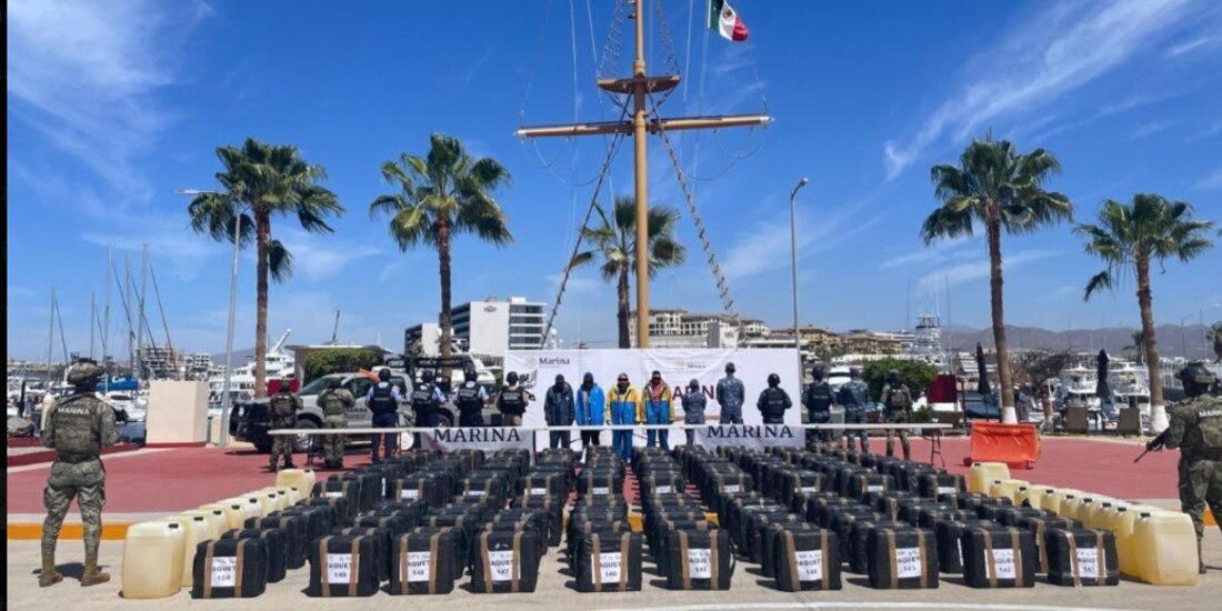 Lo incautado por la Marina.