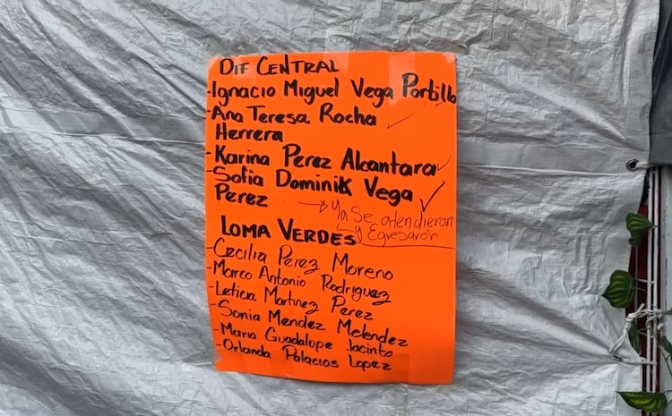 Lista de nombres de víctimas por explosión en bazar navideño en Teoloyucan, Estado de México.