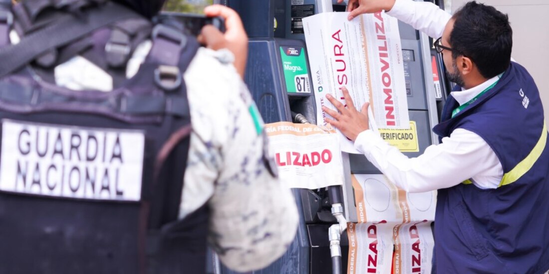 Inspectores de Profeco y ASEA verifican estaciones de servicio en Chiapas por irregularidades en litros despachados.