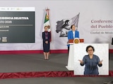 Marcela Figueroa, titular del SESNSP, presentó las cifras sobre homicidio doloso y delitos de alto impacto.