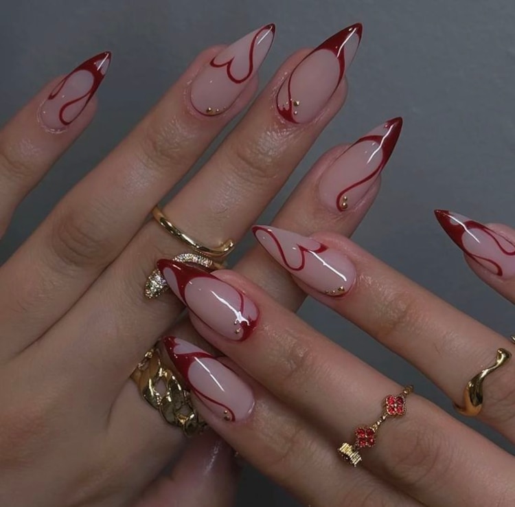 Diseños de uñas para San Valentín 2026