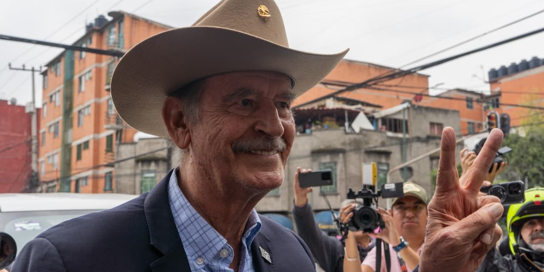 Vicente Fox Quesada, expresidente de México, el 25 de agosto de 2026.