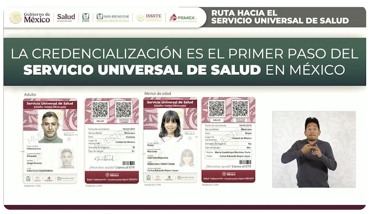 La credencialización nacional de salud abarcará a más de 130 millones de mexicanos, informó Sheinbaum.