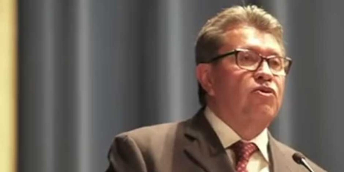 Ricardo Monreal se solidarizó con Mario Delgado y la senadora Guadalupe Covarrubias Cervantes.