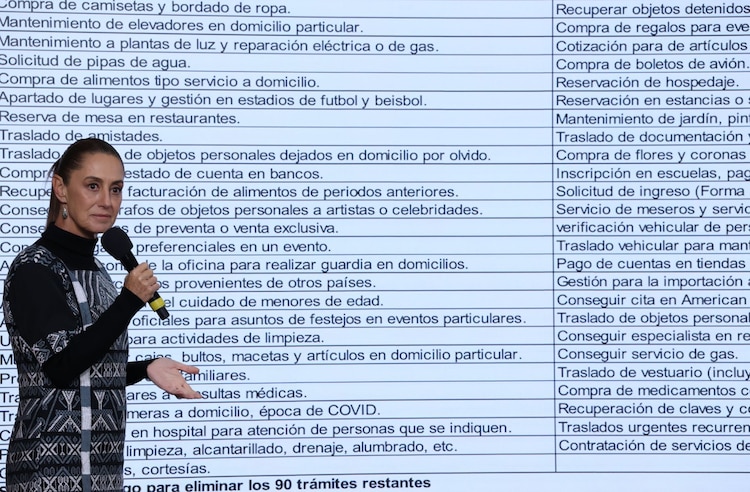 Sheinbaum presentó listado de apoyos de atención a las y los ministros que fueron cancelados para la nueva conformación.