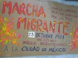 Los migrantes están listos para partir a la CDMX este 23 de octubre