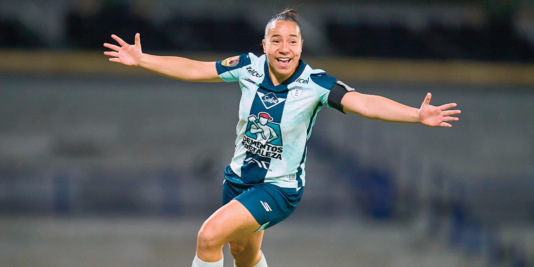 LA DELANTERA celebra una de sus anotaciones en 2025.