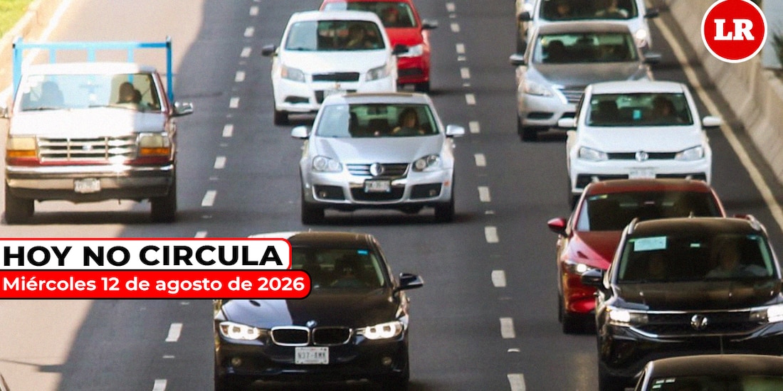 No te olvides de revisar cómo aplica el Hoy No Circula este miércoles 12 de agosto de 2026.