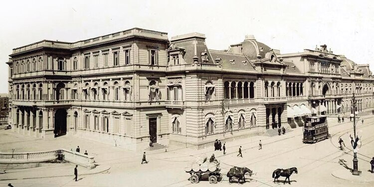 La Casa Rosada en Buenos Aires, 1910.