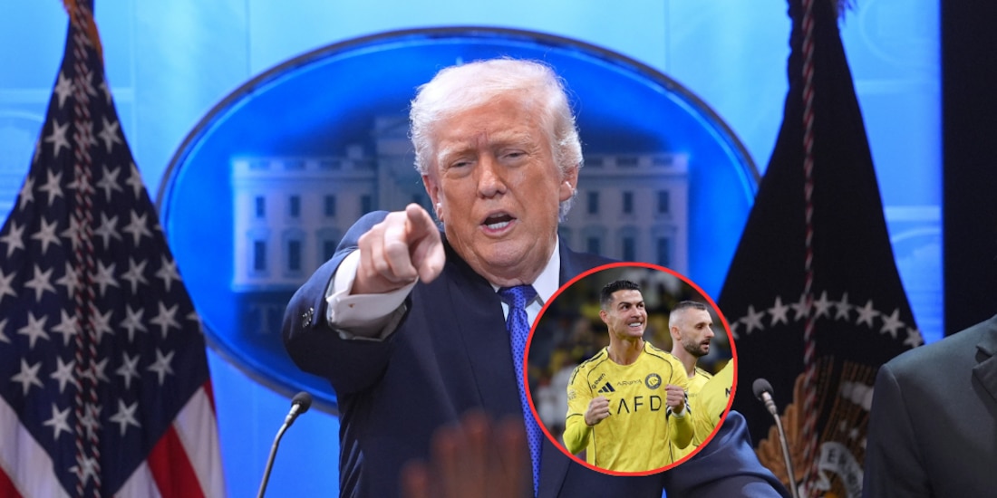 Donald Trump manda mensaje a Cristiano Ronaldo.