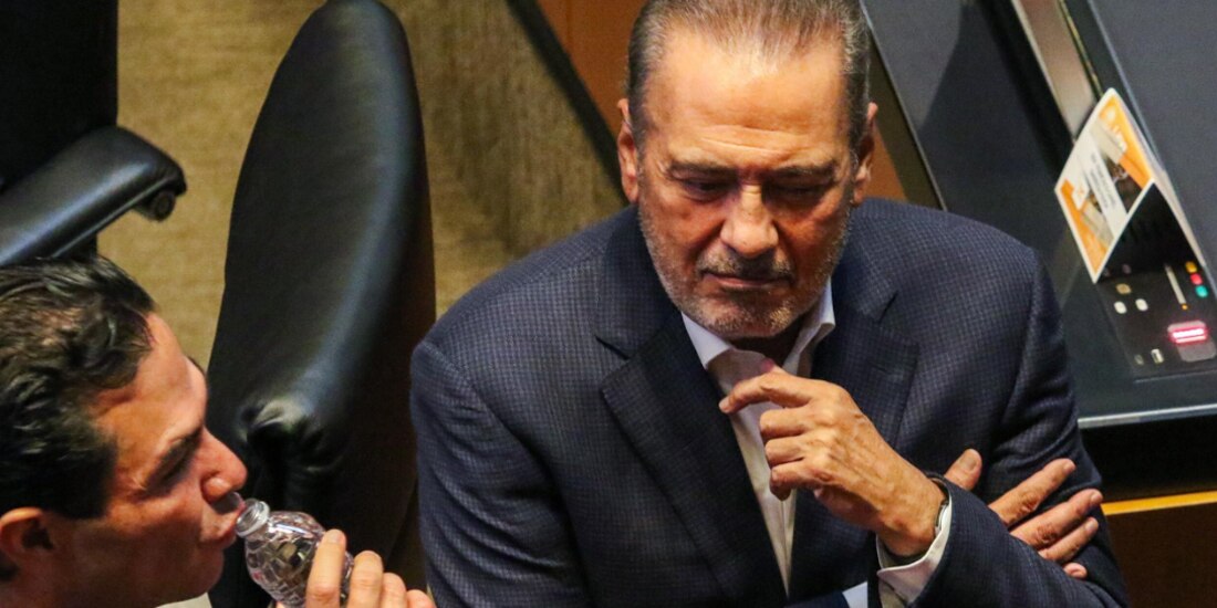 El senador Manlio Fabio Beltrones, el pasado 6 de febrero.