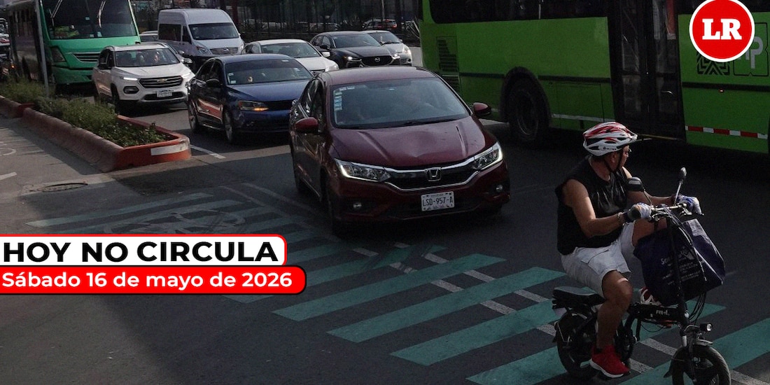 Consulta cómo aplica el Hoy No Circula este sábado 16 de mayo de 2026 en la Ciudad de México y el Estado de México.
