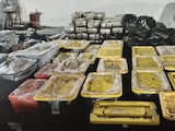 Autoridades federales y estatales decomisaron mega arsenal en Veracruz.