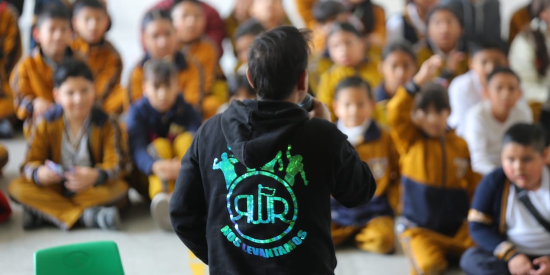 Ecatepec lleva la campaña "No está chido" a la primaria “Alfonso Reyes Ochoa”.