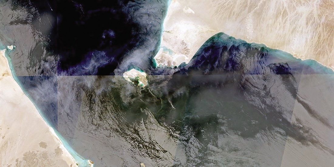 Estrecho de Bab el Mandeb, sitio utilizado por Irán como nuevo punto de presión ayer.
