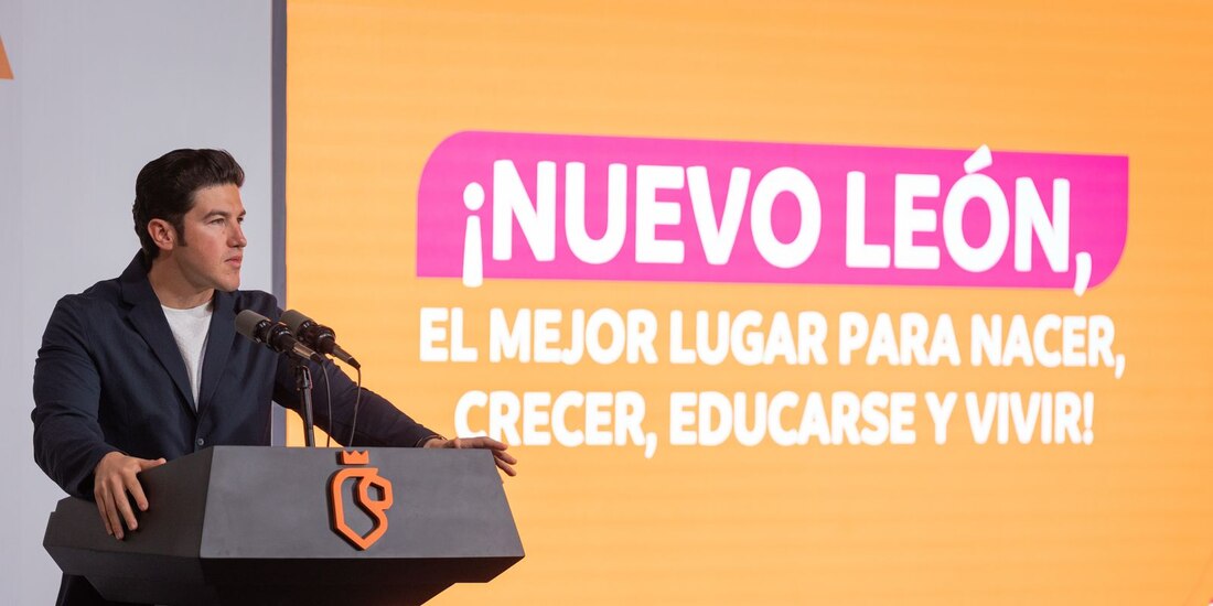 El Gobernador de Nuevo León, Samuel García.