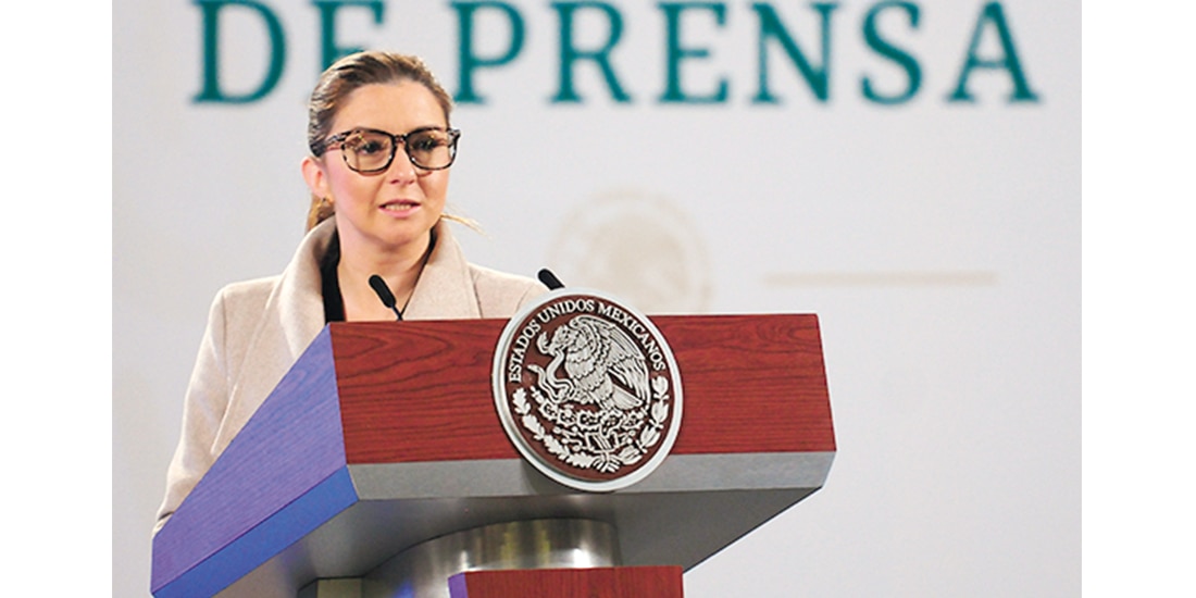 Paulina Téllez, en su cargo de titular de Apoyo al Sistema de Justicia, en 2021.