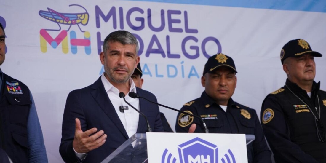 Mauricio Tabe, ayer, durante una conferencia sobre seguridad.