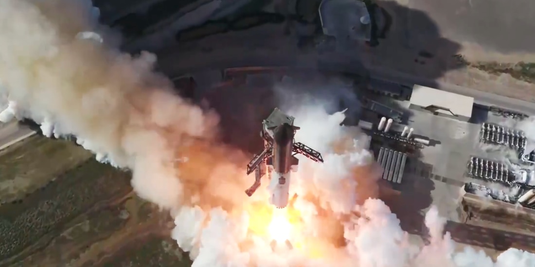 Starship de SpaceX despega