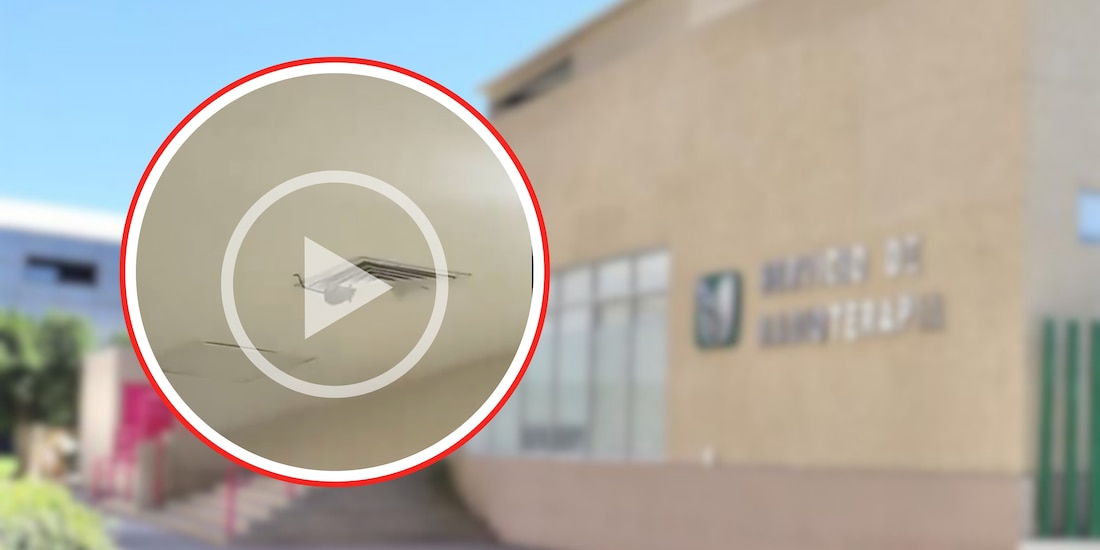 Video de roedor en el techo de un hospital en Sonora