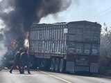 Quemas y bloqueos en Michoacán