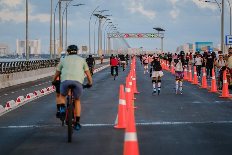 Jornada del programa Puenteando en Puente Nichupté, en Quintaba Roo