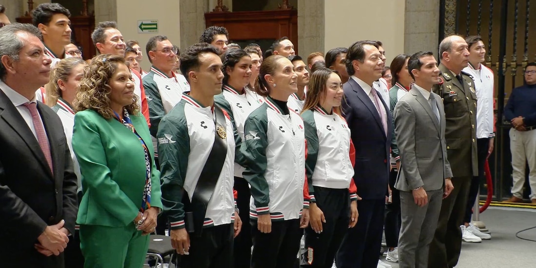 Abanderamiento rumbo a los Juegos Centroamerícanos y del Caribe.