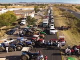 Productores de Zacatecas bloquearon las principales carreteras, en días pasados