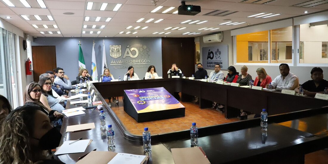 Sesión del Consejo de Desarrollo Social en Álvaro Obregón.