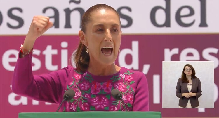 Claudia Sheinbaum, Presidenta de México.