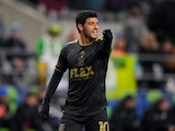 El delantero de LAFC Carlos Vela durante el partido contra Seattle en las semifinales de la Conferencia Oeste de la MLS