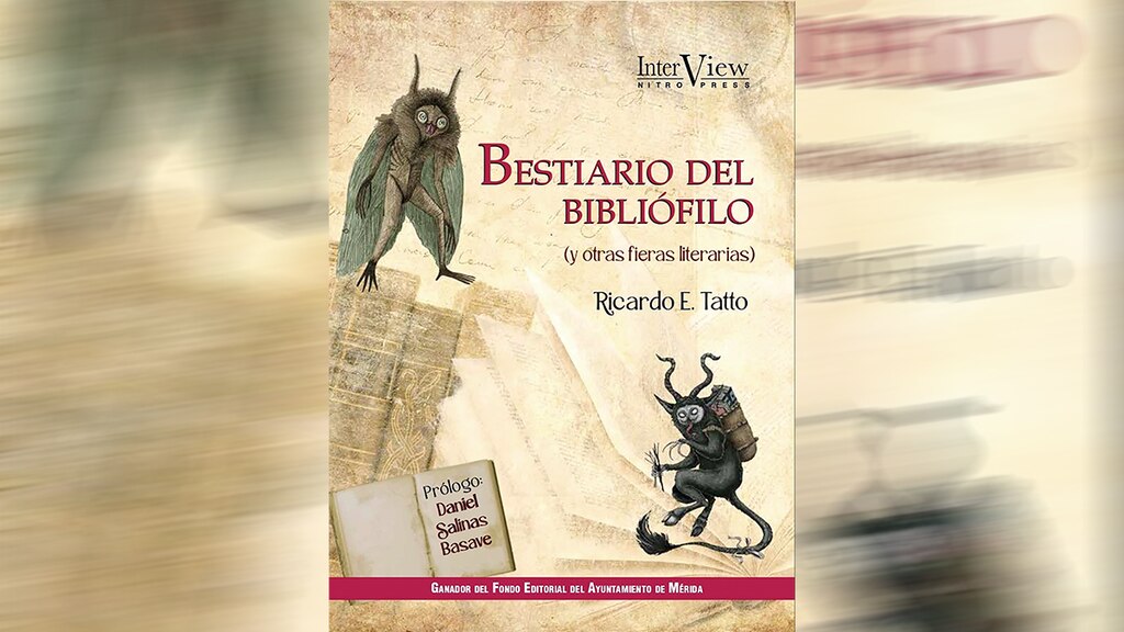 Portada del libro "Bestiario del bibliófilo"