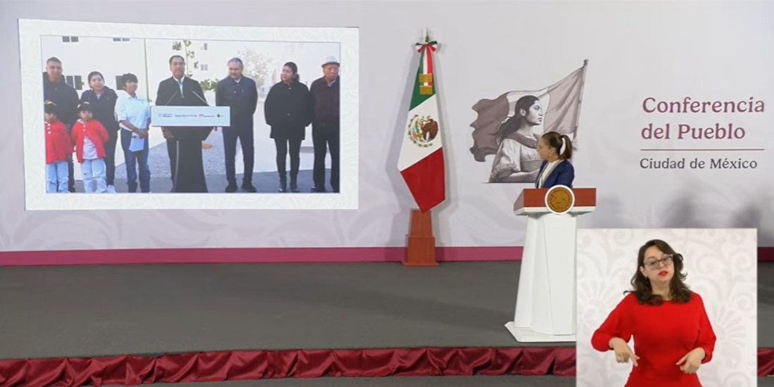 Enlace desde Palacio Nacional a Chiapas.