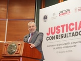 Alfredo Ramírez Bedolla presentar los resultados del estudio Radiografía de la Impunidad 2024