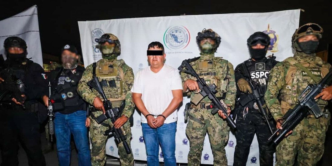 Audias N, alias el Jardinero, fue detenido por la Marina en una acción coordinada por el gabinete de seguridad
