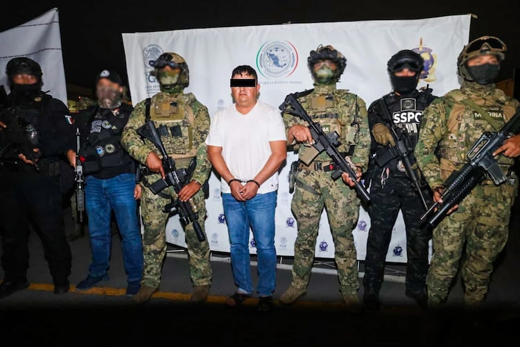 Audias N, alias el Jardinero, fue detenido por la Marina en una acción coordinada por el gabinete de seguridad