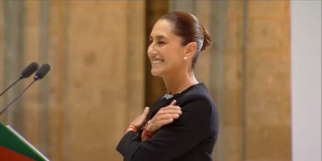 Claudia Sheinbaum, Presidenta de México.