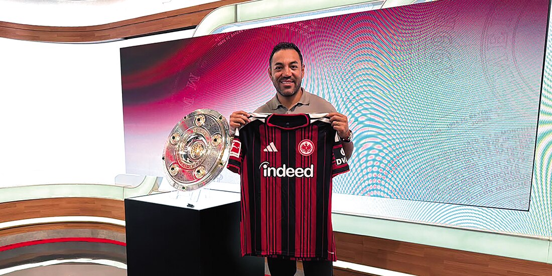 El exjugador en la entrevista, ayer.