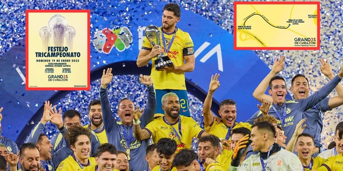 El América ya sabe cómo celebrar el tricameponato.