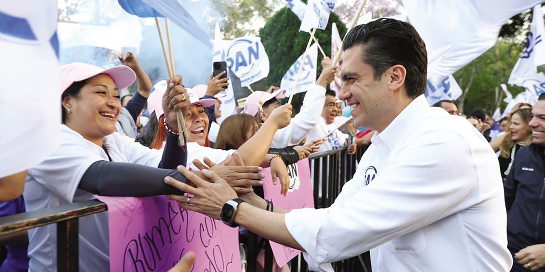 Jorge Romero, dirigente nacional del PAN, el sábado, en Coyoacán, Ciudad de México.