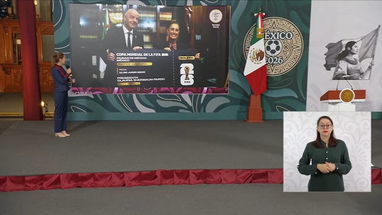 Imagen mostrada en la Mañanera.