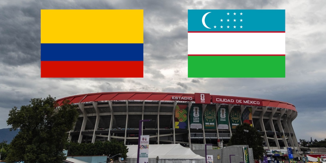 Colombia y Uzbekistán se enfrentarán esta noche