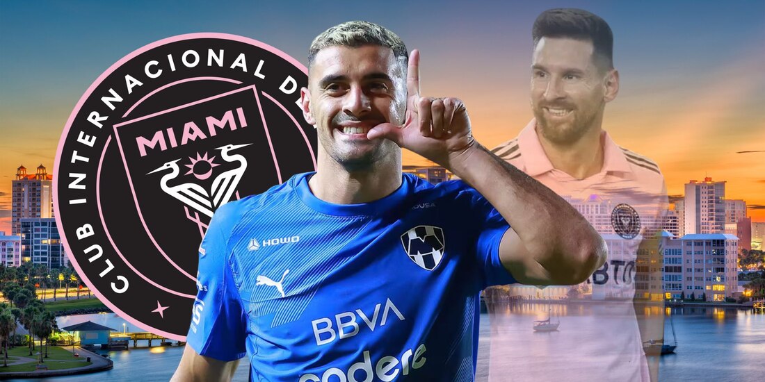 German Berterame, muy cerca de llegar al Inter Miami con Lionel Messi.