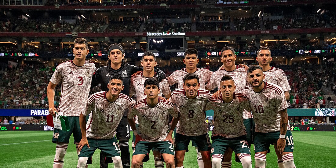 La Selección Mexicana, previo a su duelo ante Paraguay.