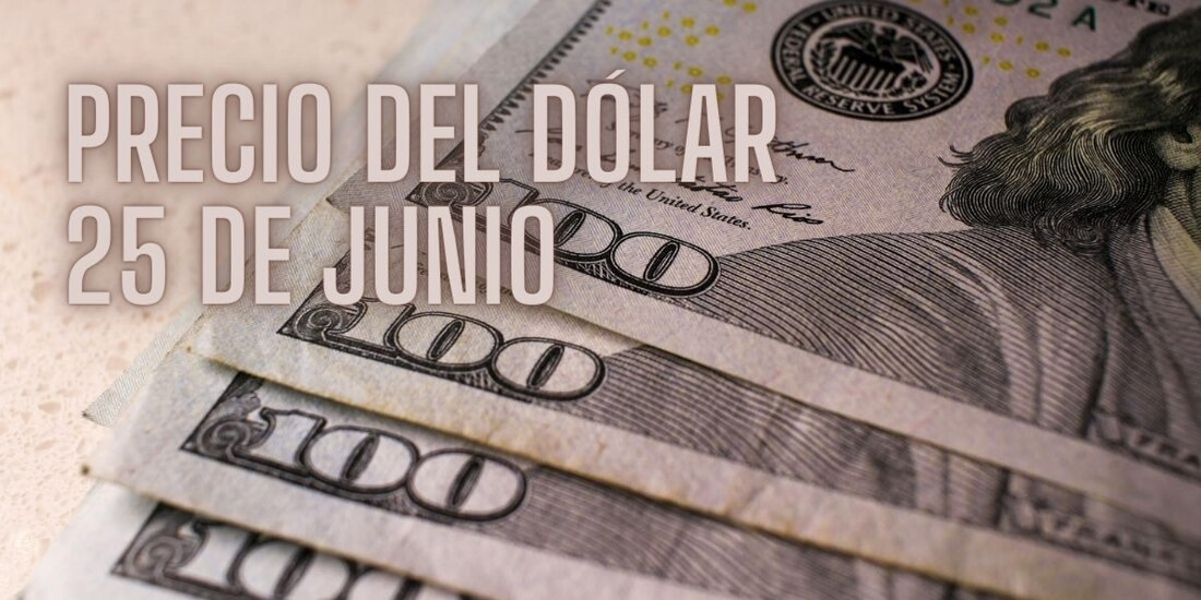 Este es el precio del dólar HOY martes 25 de junio de 2024.