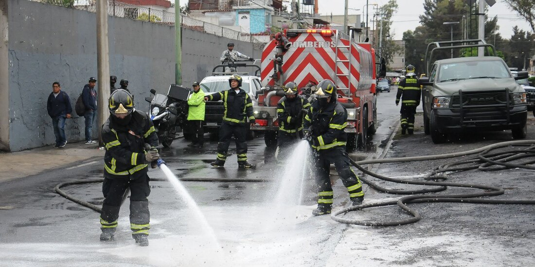 Se registró un incendio en la periferia de la alcaldía Gustavo A. Madero